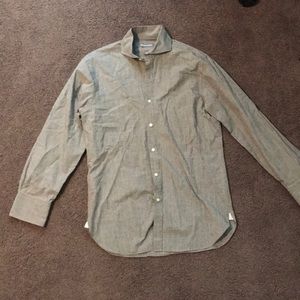 Never Worn Medium Grey Michael Bastian Button Down